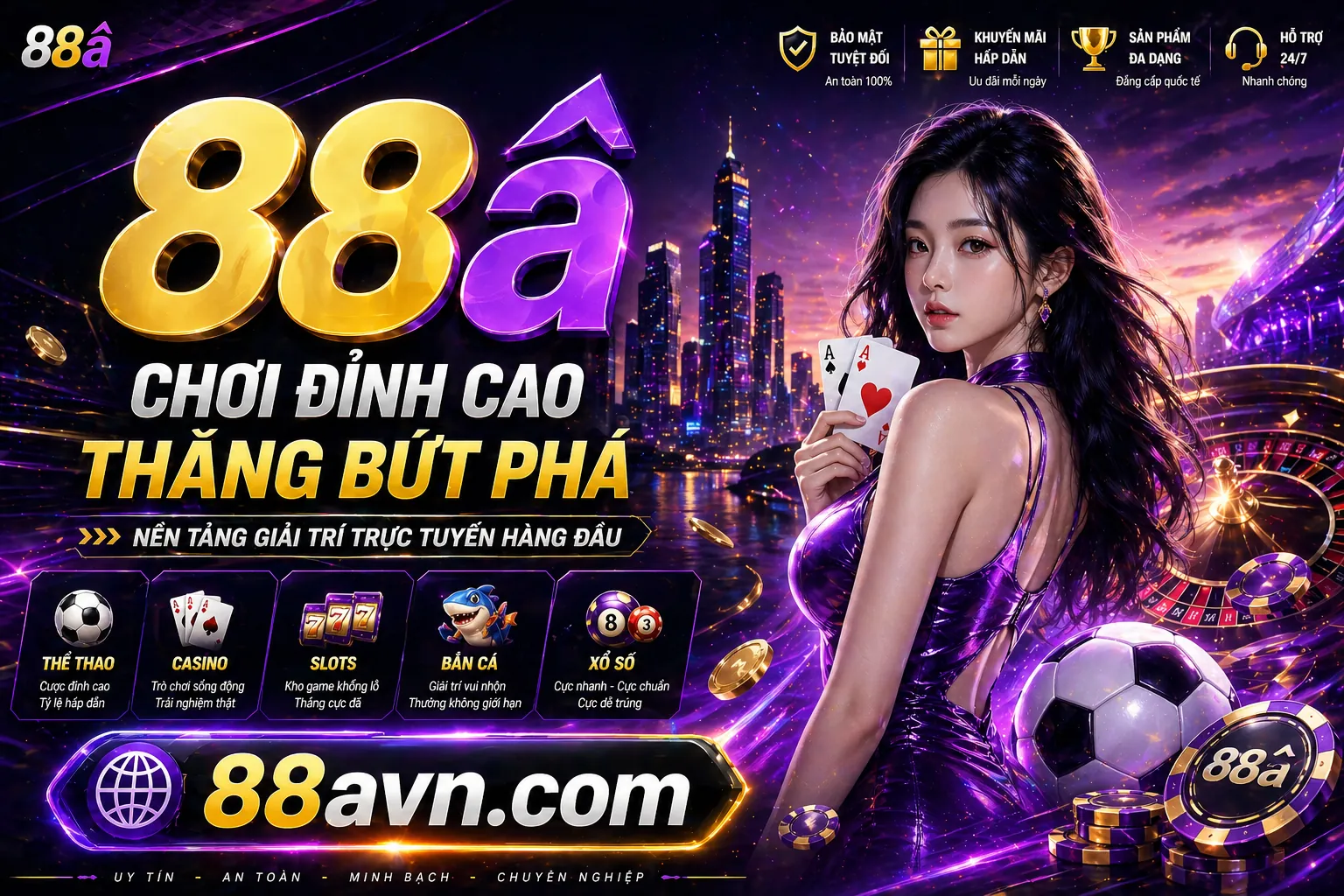Banner khuyến mãi casino hấp dẫn tại MCW18 chính thức