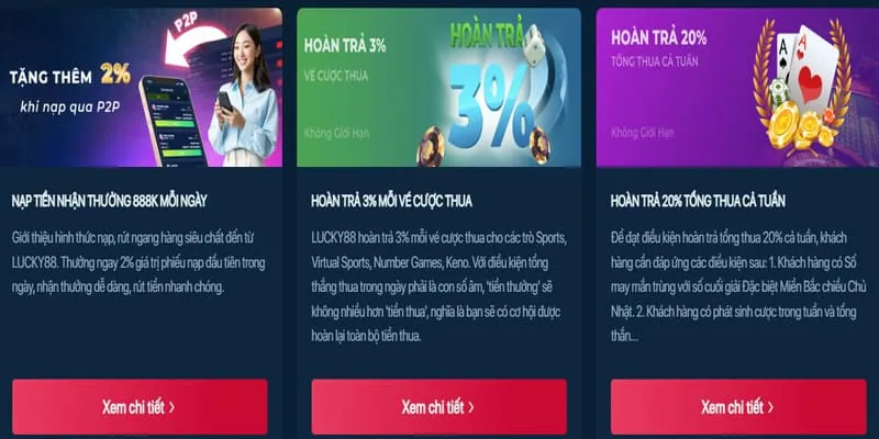 Hình ảnh tổng hợp các trò chơi casino phổ biến tại MCW18 chính thức